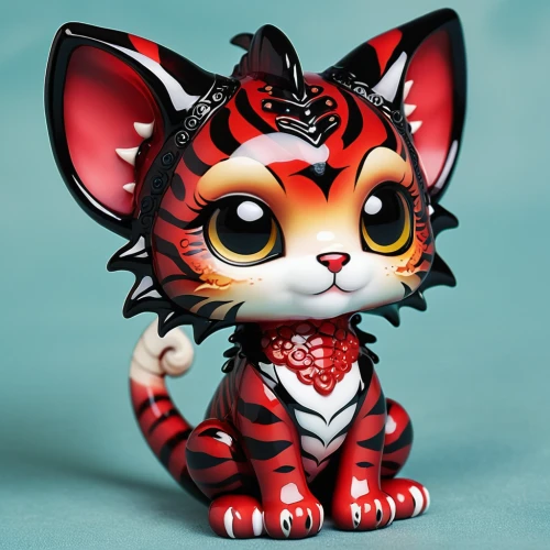 lucky cat,wind-up toy,tigerle,plush figure,toyger,asian tiger,royal tiger,tiger cat,kyi-leo,kokeshi doll,3d figure,type royal tiger,kitsune,animal figure,liger,chestnut tiger,kokeshi,doll cat,bengal,bengalenuhu,Illustration,Abstract Fantasy,Abstract Fantasy 10