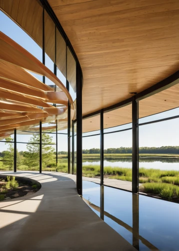 daylighting,laminated wood,archidaily,dunes house,timber house,corten steel,wooden windows,wooden construction,boathouse,eco-construction,wood structure,wooden beams,eco hotel,wood window,glass facade,wooden decking,wooden planks,folding roof,wooden roof,wood deck,Illustration,American Style,American Style 10
