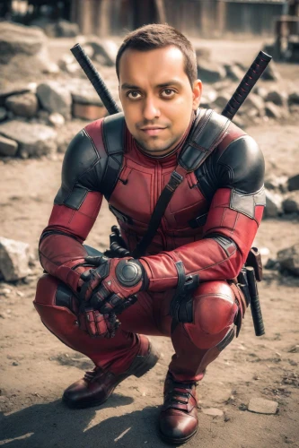 olallieberry,shepard,dead pool,deadpool,red super hero,suit actor,bengalenuhu,tekwan,kapparis,daredevil,sikaran,lopushok,lefkos,steel man,red avadavat,beetzaun,mudi,bangladeshi taka,racketlon,devikund,Photography,Realistic