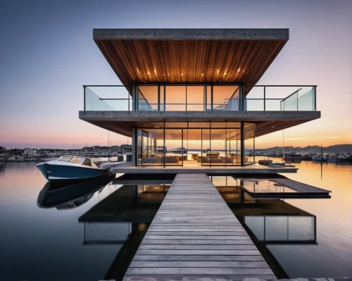 house by the water,house with lake,cube stilt houses,boat house,modern architecture,boat dock,floating huts,boathouse,houseboat,cubic house,dunes house,boat shed,wooden decking,house of the sea,dock,wooden house,timber house,cube house,stilt house,waterfront,Photography,Black and white photography,Black and White Photography 01
