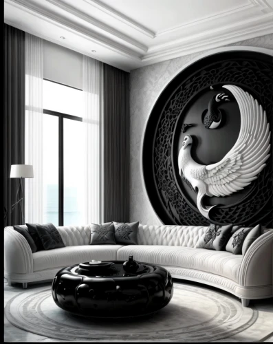 contemporary decor,interior decoration,modern decor,interior decor,chaise lounge,decorative fan,search interior solutions,great room,chaise longue,decorative art,interior modern design,art deco,interior design,wall decoration,sitting room,deco,black and white pattern,wall plaster,decor,livingroom