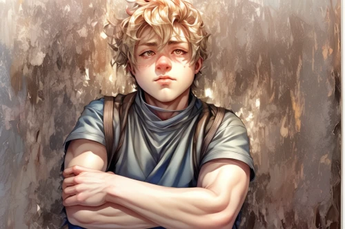 newt,killua hunter x,digital painting,killua,tyrion lannister,gale,male elf,river pines,world digital painting,fantasy portrait,hedgehog child,moody portrait,bodie,pines,digital art,hand digital painting,pollux,lance,elven,child portrait