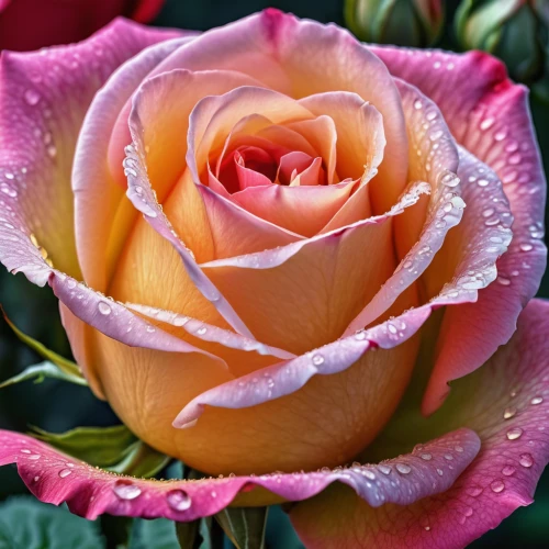 raindrop rose,rose wrinkled,colorful roses,peach rose,disney rose,bright rose,rainbow rose,pink rose,julia child rose,hybrid tea rose,red rose in rain,romantic rose,water rose,bicolor rose,petal of a rose,rose bloom,dew drops on flower,flower rose,spray roses,rose flower,Photography,General,Realistic