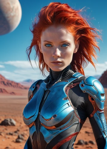 symetra,cg artwork,asuka langley soryu,valerian,andromeda,nova,full hd wallpaper,digital compositing,sci fiction illustration,io,shepard,sci fi,head woman,martian,spacesuit,redheads,fiery,orange,cgi,red-haired