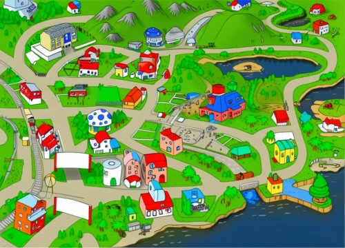 city map,houses clipart,popeye village,escher village,farmyard,resort town,pony farm,children's background,map icon,aurora village,town planning,theme park,folk village,farms,rainbow world map,catarpe valley,mini golf course,who live in this area,barnyard,geographic map,Photography,General,Realistic