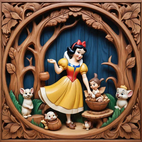 snow white,fairy tale character,pinocchio,geppetto,wooden toys,fairy tale icons,shanghai disney,fairytale characters,wooden doll,disneyland park,children's fairy tale,disney character,marionette,wood carving,euro disney,jigsaw puzzle,marzipan figures,wooden toy,tokyo disneyland,minnie mouse,Photography,General,Realistic