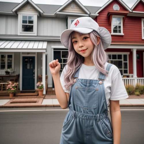 girl in overalls,anime japanese clothing,overalls,girl wearing hat,kawaii girl,honmei choco,cute clothes,anime girl,maimi fl,lily order,japanese kawaii,cosplay image,kimi,countrygirl,harajuku,overall,uniqlo,gnome,country dress,girl in a historic way