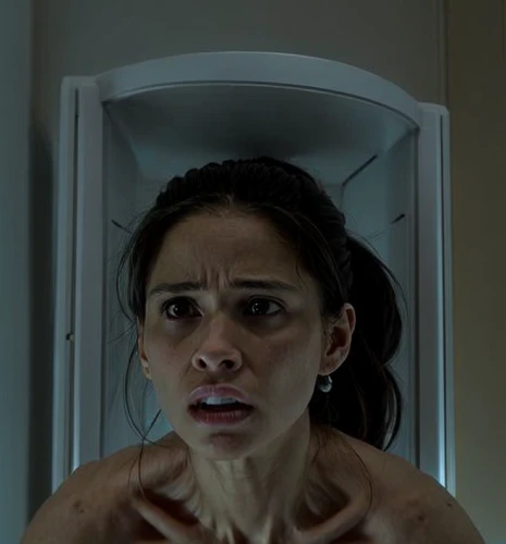 scared woman,district 9,the girl in the bathtub,head woman,scary woman,the girl's face,cyborg,zombie,shower door,the morgue,clove,freezer,hands behind head,weeping angel,woman's face,woman face,trailer,facial,lori,penumbra