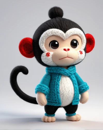 monkey,baby monkey,war monkey,japan macaque,monkey soldier,monchhichi,cute cartoon character,snow monkey,the monkey,marmoset,barbary monkey,monkey gang,oliang,macaque,cheeky monkey,monkeys band,yuan,chimp,baboon,daruma,Unique,3D,3D Character