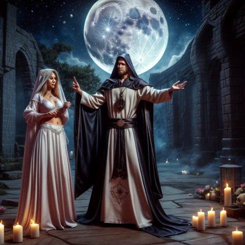 fantasy picture,dance of death,candlemas,gothic portrait,the night of kupala,druids,celtic woman,mother and father,hieromonk,celebration of witches,paganism,fantasy art,holy three kings,holy family,romantic scene,seven sorrows,biblical narrative characters,man and wife,the prophet mary,angels of the apocalypse