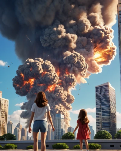 doomsday,explosions,nuclear explosion,explosion,explosion destroy,armageddon,apocalyptic,apocalypse,explode,exploding,nuclear war,photo manipulation,the conflagration,the end of the world,detonation,end of the world,photoshop manipulation,meteorite impact,environmental destruction,nuclear weapons,Photography,General,Realistic