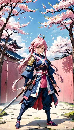 sakura background,japanese sakura background,chidori is the cherry blossoms,sakura blossom,sakura,sakura blossoms,samurai,chaoyang,samurai fighter,the cherry blossoms,sakura branch,sakura tree,sakura trees,sakura flower,swordswoman,sakura flowers,cherry blossoms,swordsman,mukimono,sakura cherry blossoms,Anime,Anime,Traditional