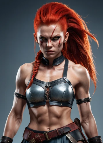 female warrior,hard woman,ronda,muscle woman,strong woman,warrior woman,strong women,barbarian,celtic queen,toni,eva,huntress,massively multiplayer online role-playing game,woman strong,red skin,fantasy warrior,lady honor,maria,swordswoman,muscular