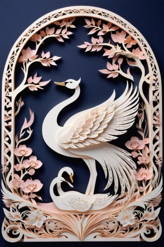ornamental bird,an ornamental bird,fujian white crane,constellation swan,ornamental duck,art deco ornament,floral and bird frame,dove of peace,decorative plate,wood carving,phoenix rooster,decorative frame,firebird,nz badge,decorative element,filigree,decoration bird,decorative fan,nepal rs badge,swan feather,Unique,Paper Cuts,Paper Cuts 03