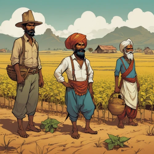 farm workers,farmworker,farmers,khorasan wheat,field cultivation,agroculture,forest workers,cash crop,cereal cultivation,agriculture,pilgrims,agricultural,sikh,argan trees,wheat crops,amaranth family,nomadic people,arrowroot family,viticulture,field of cereals,Illustration,Children,Children 04