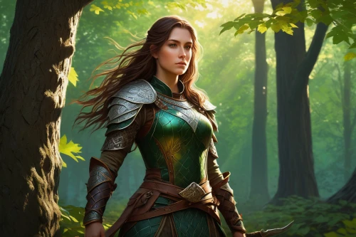 elven forest,elven,dryad,wood elf,the enchantress,heroic fantasy,druid,female warrior,dark elf,fantasy portrait,fantasy art,huntress,fantasy picture,forest background,male elf,fantasy woman,celtic queen,aaa,warrior woman,sterntaler,Art,Classical Oil Painting,Classical Oil Painting 14