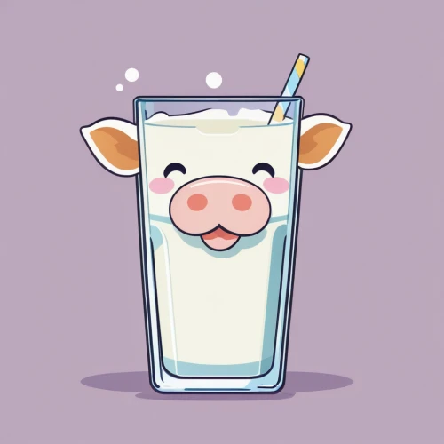 cow icon,milk cow,moo,glass of milk,kawaii pig,dairy cow,drinking milk,cow,milk shake,horchata,milk cows,horns cow,sugar milk,straw animal,roumbaler straw,milk pitcher,cow's milk,happy cows,ayran,milk tea,Illustration,Japanese style,Japanese Style 06