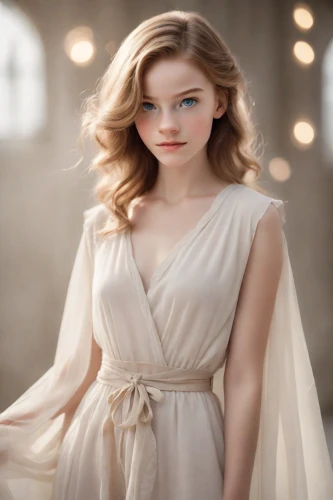 girl in a long dress,romantic look,celtic woman,female doll,dress doll,bridal clothing,pale,girl in white dress,elegant,beautiful model,white winter dress,model doll,portrait photography,lily-rose melody depp,romantic portrait,beautiful young woman,enchanting,fashion doll,bridesmaid,hollywood actress,Photography,Cinematic