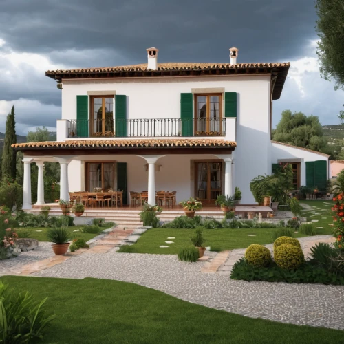 roman villa,villa,holiday villa,garden elevation,home landscape,3d rendering,exterior decoration,country house,villa balbiano,houses clipart,traditional house,hacienda,beautiful home,private house,residential house,luxury property,tuscan,holiday home,house with caryatids,model house,Photography,General,Realistic