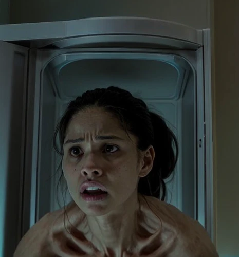district 9,scared woman,valerian,weeping angel,head woman,the girl in the bathtub,contamination,alien,shower door,the morgue,scary woman,freezer,the girl's face,insurgent,cyborg,clove,dead earth,abduction,doorknob,aliens