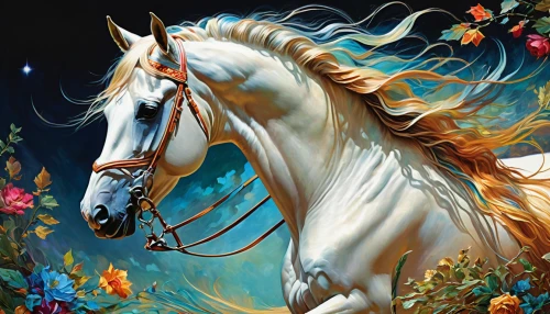 a white horse,albino horse,white horse,arabian horse,white horses,equine,beautiful horses,colorful horse,painted horse,unicorn background,dream horse,gypsy horse,constellation unicorn,unicorn art,arabian horses,wild horse,carnival horse,golden unicorn,horse,belgian horse,Conceptual Art,Fantasy,Fantasy 05