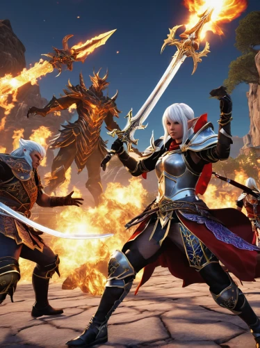 massively multiplayer online role-playing game,witcher,fire background,dragon slayers,mobile game,assassins,surival games 2,monsoon banner,firethorn,android game,action-adventure game,dragon fire,game illustration,tiber riven,role playing game,burning torch,clash,background image,torchlight,4k wallpaper,Illustration,American Style,American Style 10