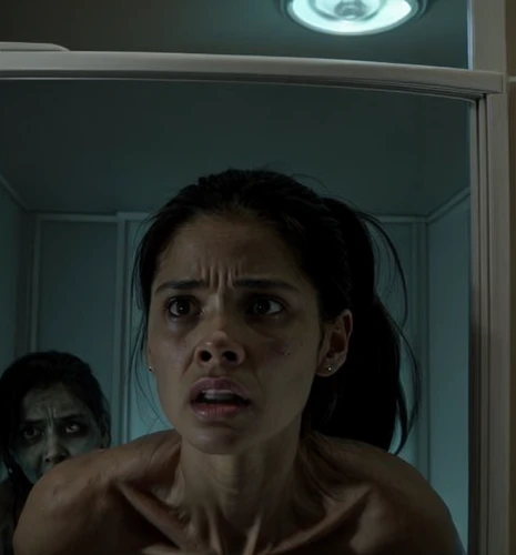scared woman,the morgue,the girl's face,scary woman,zombie,day of the dead frame,the mirror,the girl in the bathtub,head woman,money heist,trailer,in the mirror,werewolf,district 9,looking glass,mirror of souls,contamination,werewolves,the haunted house,penumbra
