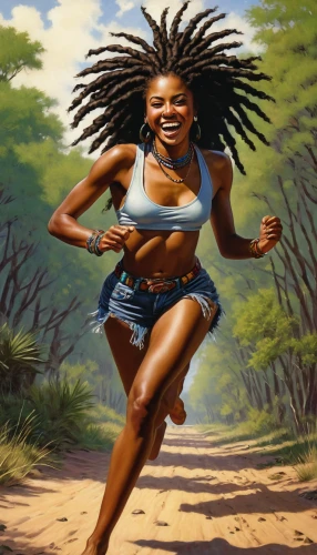 female runner,sprint woman,running,free running,oil painting on canvas,little girl running,run,running fast,sprinting,to run,oil painting,oil on canvas,afro american girls,african american woman,african woman,afro-american,runner,woman walking,run uphill,black woman,Illustration,American Style,American Style 07