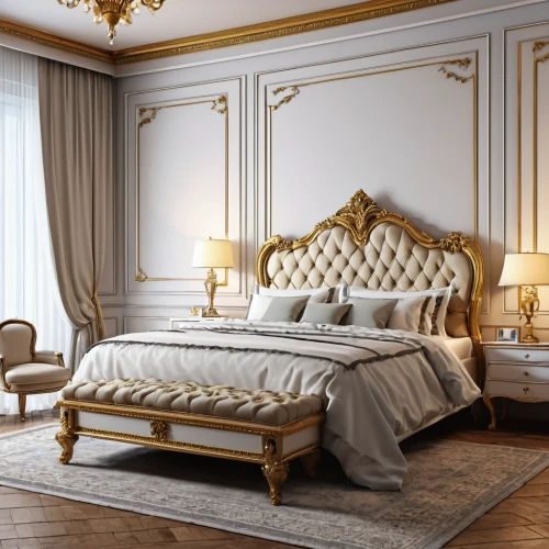 ornate room,napoleon iii style,gold stucco frame,four-poster,four poster,rococo,luxurious,chaise longue,neoclassical,bedroom,luxury,danish room,venice italy gritti palace,bed linen,luxury decay,guest room,bed frame,baroque,luxury hotel,bridal suite,Photography,General,Realistic