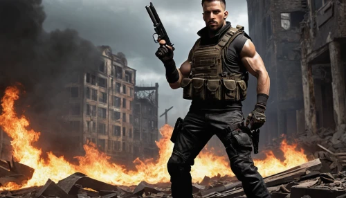 insurgent,shooter game,action film,mobile video game vector background,mercenary,ballistic vest,action hero,fury,mad max,theater of war,gi,digital compositing,android game,merle black,sniper,aop,a3 poster,war correspondent,marksman,lost in war,Illustration,Retro,Retro 15