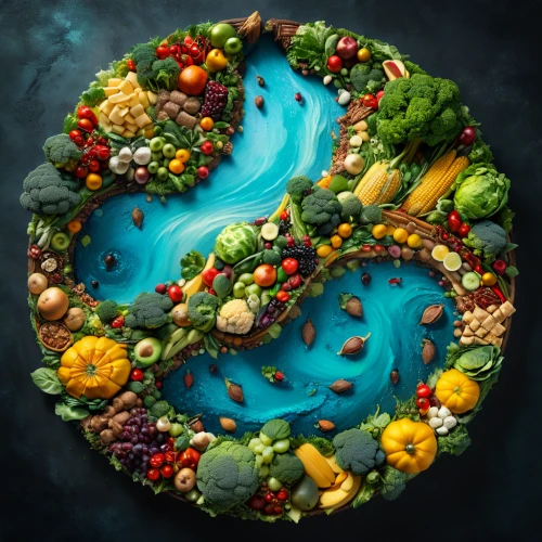 earth fruit,food collage,vegetables landscape,mother earth,permaculture,cornucopia,organic food,fruits and vegetables,vegan nutrition,natural foods,colorful vegetables,earth in focus,whole food,organic fruits,mother earth squeezes a bun,circular puzzle,autumn wreath,pachamama,planet earth view,ecological,Photography,General,Fantasy