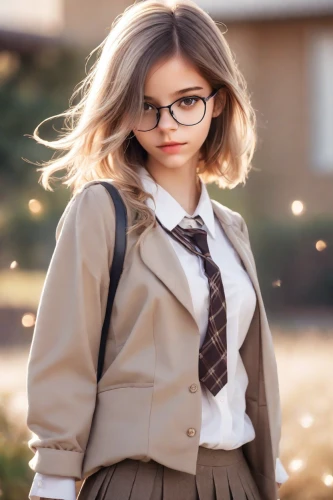 kids glasses,school uniform,schoolgirl,school clothes,smart look,with glasses,reading glasses,school skirt,librarian,silver framed glasses,fashionable girl,primary school student,student,academic,spectacles,glasses,anime japanese clothing,eye glasses,anime girl,girl studying,Photography,Natural