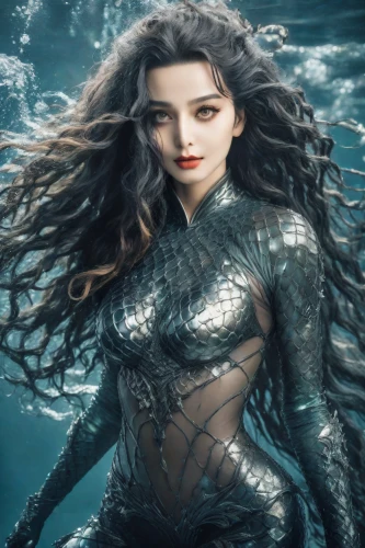 the sea maid,siren,fantasy woman,mermaid,mermaid background,merfolk,aquaman,the enchantress,underwater background,god of the sea,water nymph,under the water,mermaid vectors,under water,photoshop manipulation,water creature,submerged,fantasy picture,merman,green mermaid scale,Photography,Realistic