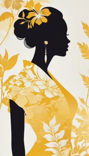 blossom gold foil,gold foil art,women silhouettes,gold leaves,gold foil laurel,art deco woman,gold foil shapes,sunflower lace background,gold leaf,golden leaf,woman silhouette,gold foil,gold paint strokes,fashion illustration,retro flower silhouette,yellow leaves,yellow leaf,gold filigree,autumn gold,gold foil mermaid,Illustration,Black and White,Black and White 31