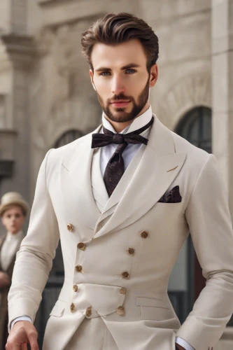 men clothes,male model,frock coat,white-collar worker,men's suit,young model istanbul,aristocrat,men's wear,cravat,barberini,gentlemanly,suit of spades,formal wear,wedding suit,man's fashion,bridegroom,white clothing,menswear for women,tailor,menswear,Photography,Realistic