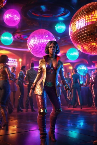 disco,nightclub,go-go dancing,valerian,neon carnival brasil,dance club,stonewall,guardians of the galaxy,discobole,clubbing,monsoon banner,colored lights,visual effect lighting,bollywood,cg artwork,fantasia,party banner,neon lights,line dance,tomorrowland,Illustration,Realistic Fantasy,Realistic Fantasy 38