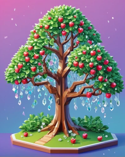 apple tree,strawberry tree,fruit tree,penny tree,flourishing tree,cardstock tree,peach tree,tree decorations,acerola,tangerine tree,wondertree,apple trees,apple mountain,pacifier tree,mirabelle tree,magic tree,seasonal tree,blossoming apple tree,small tree,vinegar tree,Unique,3D,Isometric