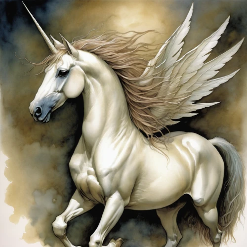 pegasus,a white horse,unicorn art,constellation unicorn,unicorn,golden unicorn,white horse,pegaso iberia,unicorn background,albino horse,arabian horse,dream horse,mythical creature,white horses,equine,sagittarius,unicorns,my little pony,weehl horse,capricorn,Illustration,Realistic Fantasy,Realistic Fantasy 14