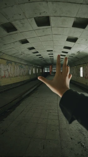 first person,half life,urbex,overpass,abandoned train station,throwing knife,underpass,virtual reality,holding a gun,fisheye lens,underground,rendering,empty hall,vr,handgun,pointing gun,empty interior,go pro,360 °,cinematography,Photography,Documentary Photography,Documentary Photography 08
