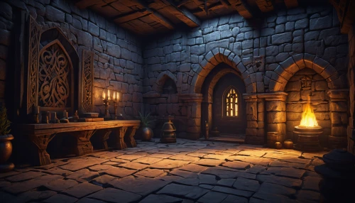 apothecary,candlemaker,collected game assets,crypt,dungeon,dungeons,medieval architecture,castle iron market,fireplaces,3d render,medieval,tavern,witch's house,visual effect lighting,hall of the fallen,medieval street,cellar,wine cellar,chamber,the threshold of the house,Illustration,Paper based,Paper Based 08