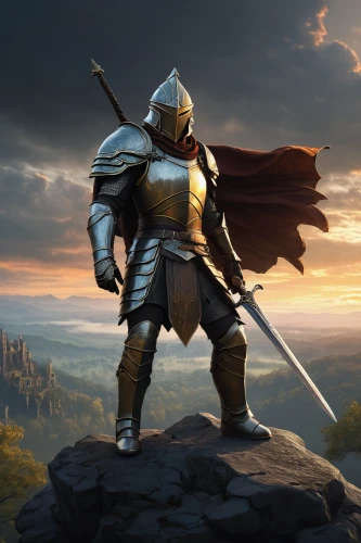 knight armor,paladin,knight,heroic fantasy,castleguard,crusader,massively multiplayer online role-playing game,iron mask hero,king arthur,lone warrior,cent,centurion,wall,king sword,spartan,knight festival,knights,templar,joan of arc,armored,Conceptual Art,Sci-Fi,Sci-Fi 25
