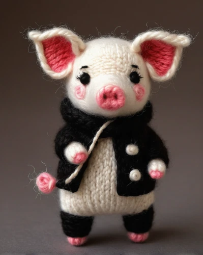 wool pig,mini pig,kawaii pig,piglet,piggybank,domestic pig,sheep knitting,pig,pot-bellied pig,kewpie doll,piggy,suckling pig,porker,knitting wool,pigs in blankets,felted and stitched,teacup pigs,brush ear pig,handmade doll,string puppet,Conceptual Art,Daily,Daily 12