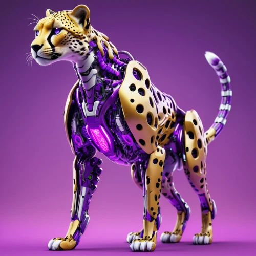 cheetah,bengal cat,purple,cheetahs,ocelot,leopard,felidae,3d model,bengal,royal tiger,diamond zebra,wall,abra,ocicat,no purple,rich purple,3d rendered,the pink panter,panther,tigerle,Conceptual Art,Sci-Fi,Sci-Fi 10
