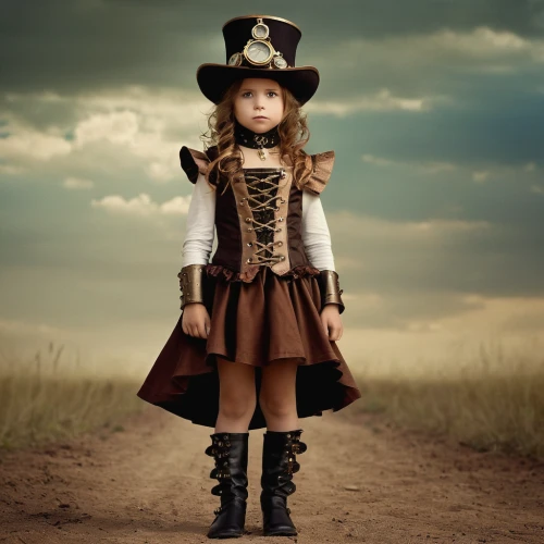 steampunk,little girl in wind,fashion doll,little girl dresses,vintage doll,halloween witch,doll dress,fashionable girl,girl wearing hat,female doll,the little girl,fashion dolls,little girl with umbrella,vintage girl,little girl,gothic fashion,costume accessory,girl child,fashion girl,mystical portrait of a girl,Photography,Artistic Photography,Artistic Photography 14