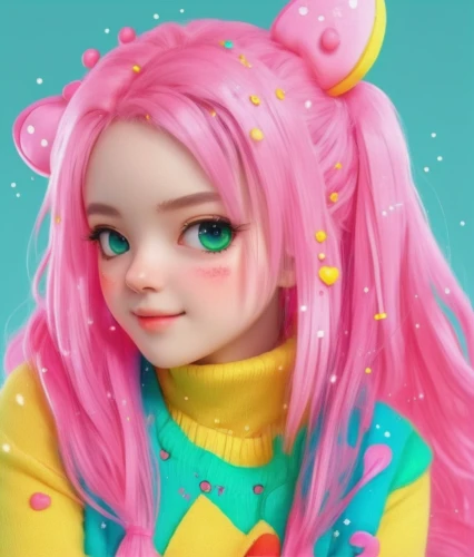 artist doll,doll's facial features,female doll,painter doll,doll paola reina,clay doll,handmade doll,collectible doll,doll figure,girl doll,cute cartoon character,kawaii,bjork,japanese doll,doll cat,doll figures,doll's head,designer dolls,fashion doll,girl pony,Illustration,Japanese style,Japanese Style 02