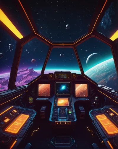 ufo interior,spaceship space,cockpit,space art,space,space voyage,futuristic landscape,spaceship,sky space concept,space ships,out space,orbital,gas planet,deep space,space station,space travel,sci fiction illustration,scifi,sci-fi,sci - fi,Art,Classical Oil Painting,Classical Oil Painting 39