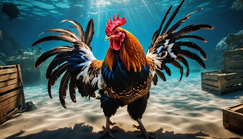 cockerel,bantam,vintage rooster,roosters,rooster,chicken 65,birds of the sea,dwarf chickens,landfowl,redcock,schwimmvogel,aquatic bird,pubg mascot,the chicken,phoenix rooster,rooster fish,fowl,chicken bird,feathered race,ark,Photography,Artistic Photography,Artistic Photography 01