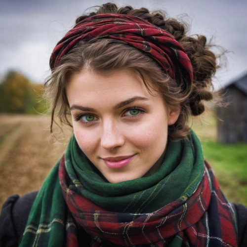 east-european shepherd,scarf,farm girl,young woman,headscarf,beautiful young woman,pretty young woman,irish,beret,countrygirl,girl wearing hat,girl portrait,girl in a historic way,beautiful bonnet,scottish,ukrainian,swedish german,jane austen,women's eyes,woman of straw,Art,Classical Oil Painting,Classical Oil Painting 18