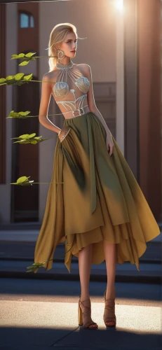 fashion vector,hoopskirt,cocktail dress,evening dress,art deco woman,cinderella,vintage dress,a girl in a dress,country dress,girl in a long dress,see-through clothing,tiana,girl walking away,vintage fashion,ball gown,3d render,digital compositing,long dress,3d rendered,party dress,Photography,General,Realistic