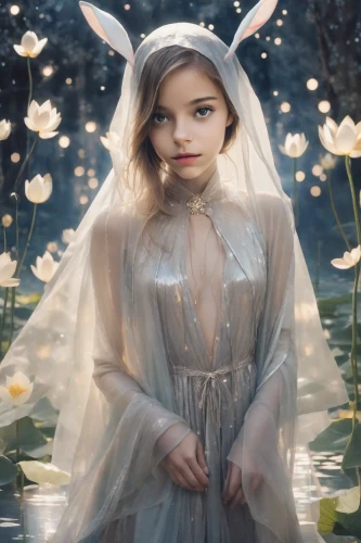 child fairy,little girl fairy,mystical portrait of a girl,vintage angel,children's fairy tale,fairy queen,faerie,garden fairy,angel girl,faery,fairy,bjork,little angel,flower fairy,fairy tale character,first communion,flower girl,angelic,the angel with the veronica veil,fantasy portrait,Photography,Cinematic